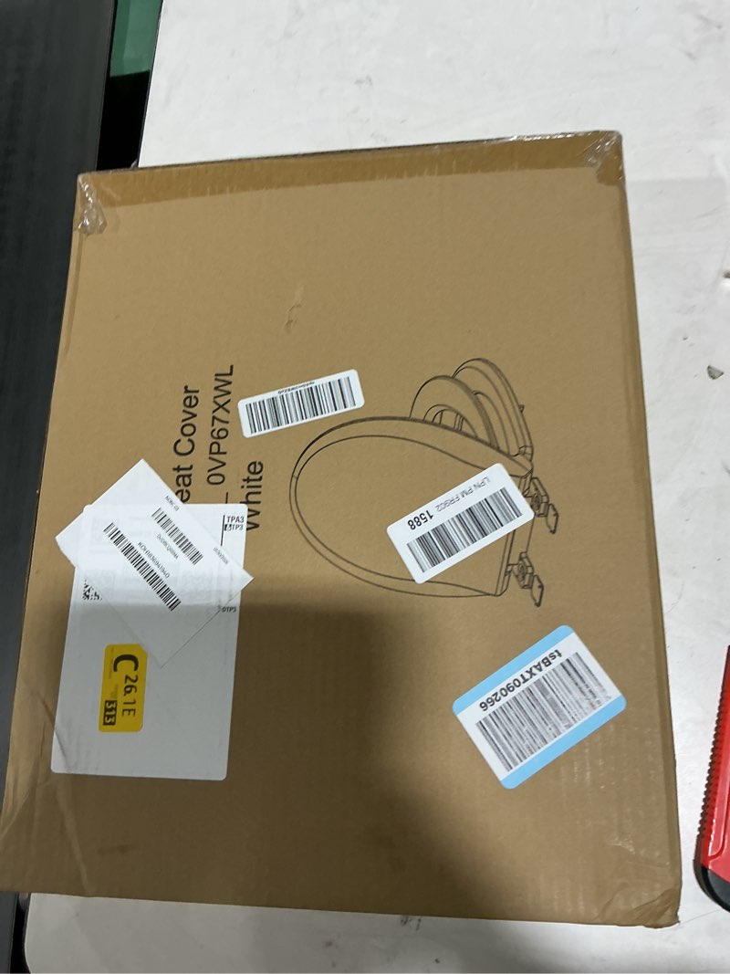 Condition photo showing Good Condition for Toilet Seat, Round Toilet Seat with Toddler Seat Built in, Potty Training Toilet Seat Round Fits Both Adult and Child, with Slow Close and Magnets- Round