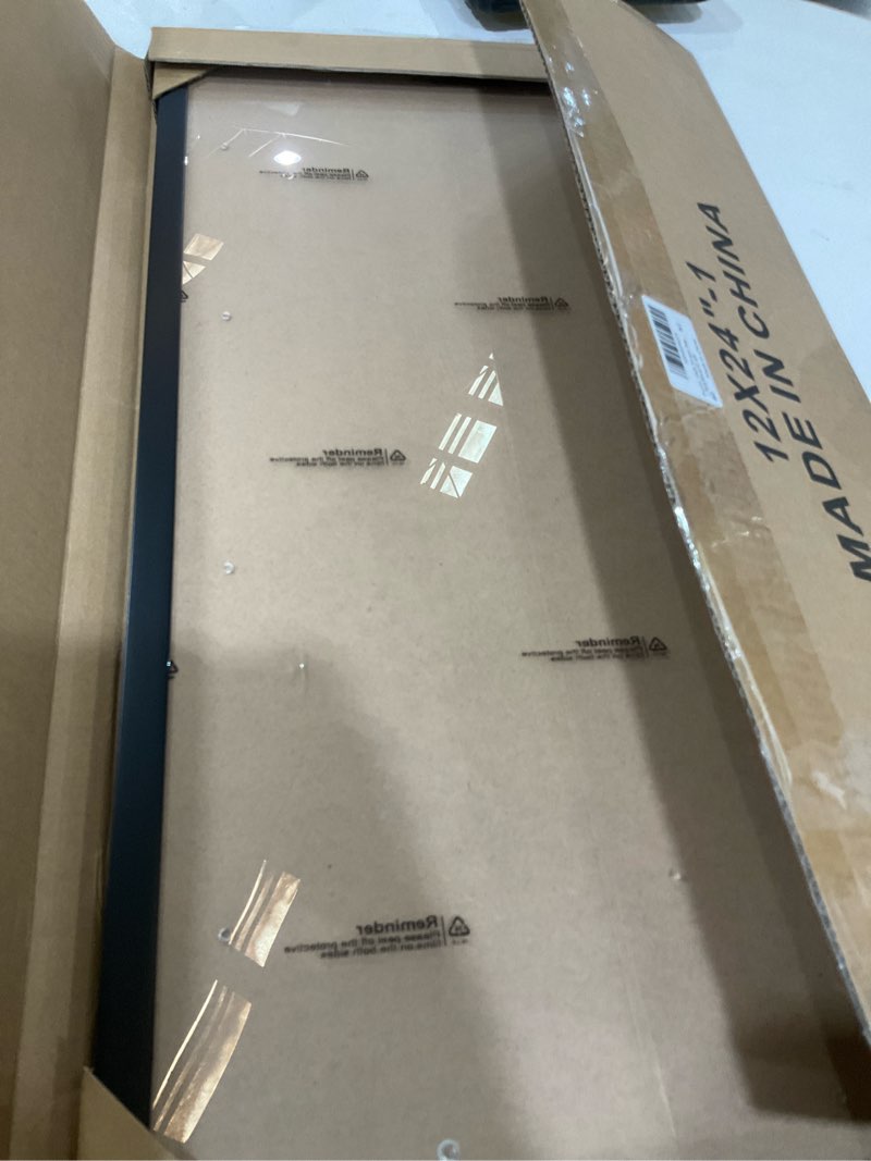 Condition photo showing Good Condition for 12x24 Picture Frame, Black Frame for 12 x 24 Inch Picture Poster Photo, Light Weight and High Transparent 12 by 24 Frame for Wall - 1 Pack/Black/12 x24 1 12x24