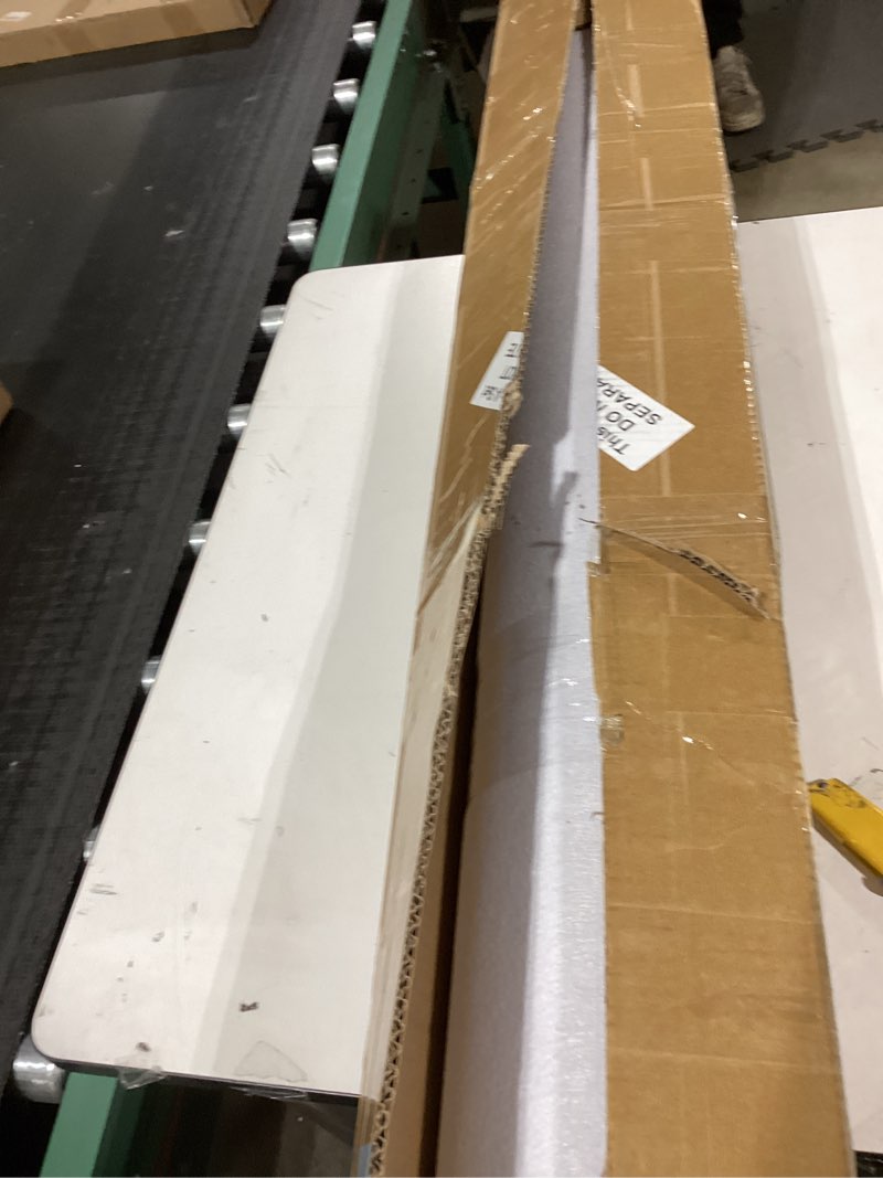 Condition photo showing Good Condition for Preboun 3.9 x 60 ft Carpet Runner for Party Felt Runway Rug Runner Rug with Carpet Tape for Halloween Wedding Christmas Xmas Thanksgiving Outdoor Accessories Wedding Party Hallway (White)