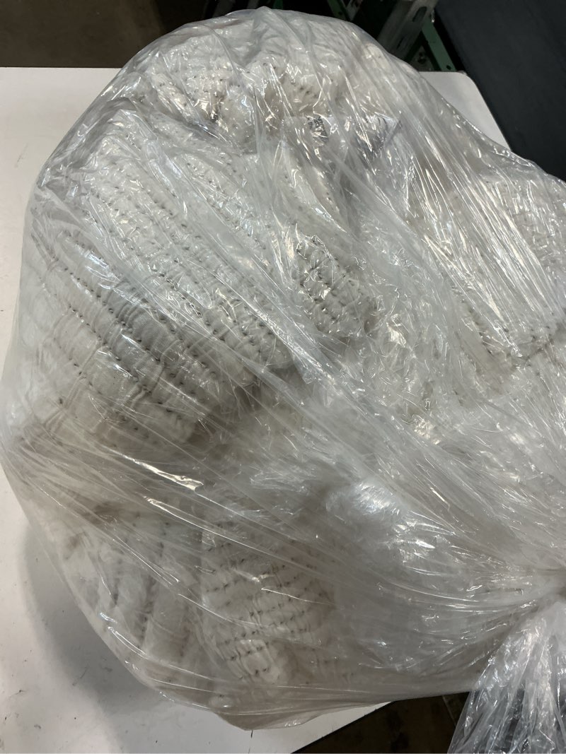 Condition photo showing Good Condition for organic cotton channel stitch coverlet set, king/cal king, undyed