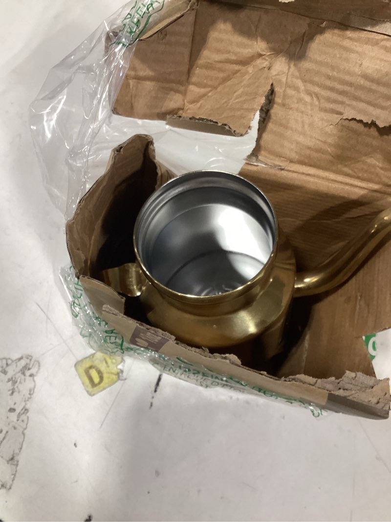 Condition photo showing Good Condition for cabilock oil dispenser vinegar dispenser bottle stainless steel oil can container with handle for kitchen restaurant cooking bbq golden