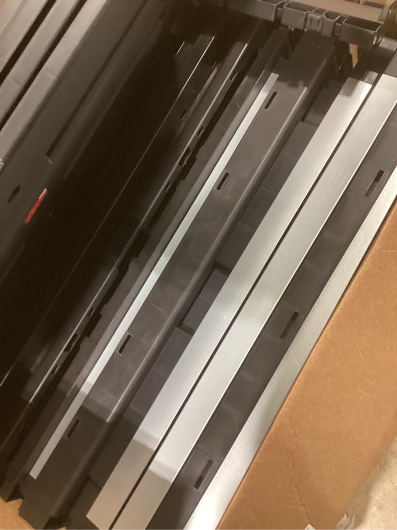 Condition photo showing Good Condition for keter premium one 35-in w x 74-in h x 18.5-in d freestanding plastic garage cabinet in black