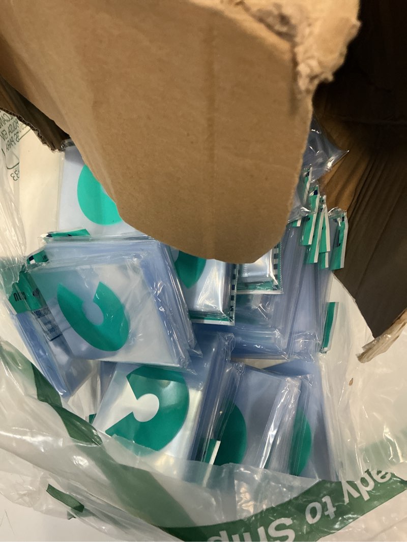 Condition photo showing Good Condition for 10000ct clear card sleeves for trading cards, soft baseball sports card sleeves, soft plastic protector fit for mtg game standard cards