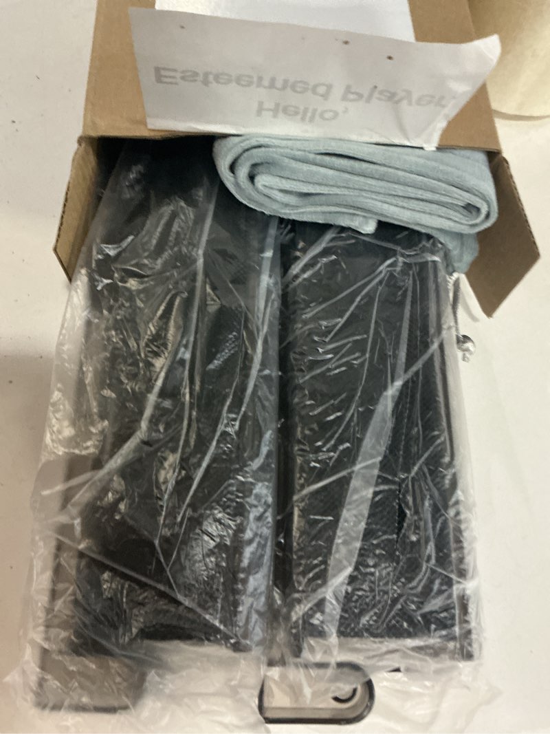 Condition photo showing New/Like New for mahjong racks with pushers, anti-slip design clear all-in-one mahjong racks and pushers - modern american mahjong tile racks set of 4 (dark gray)