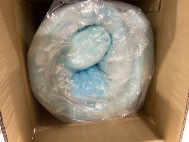 Condition photo showing Good Condition for 3 Inch 5-Zone Queen Memory Foam Mattress Topper, Gel Infused Foam Mattress Topper for Pressure Relief, CertiPUR-US Certified Queen Bed Topper,Blue, 60"×80" 3 Inch Queen