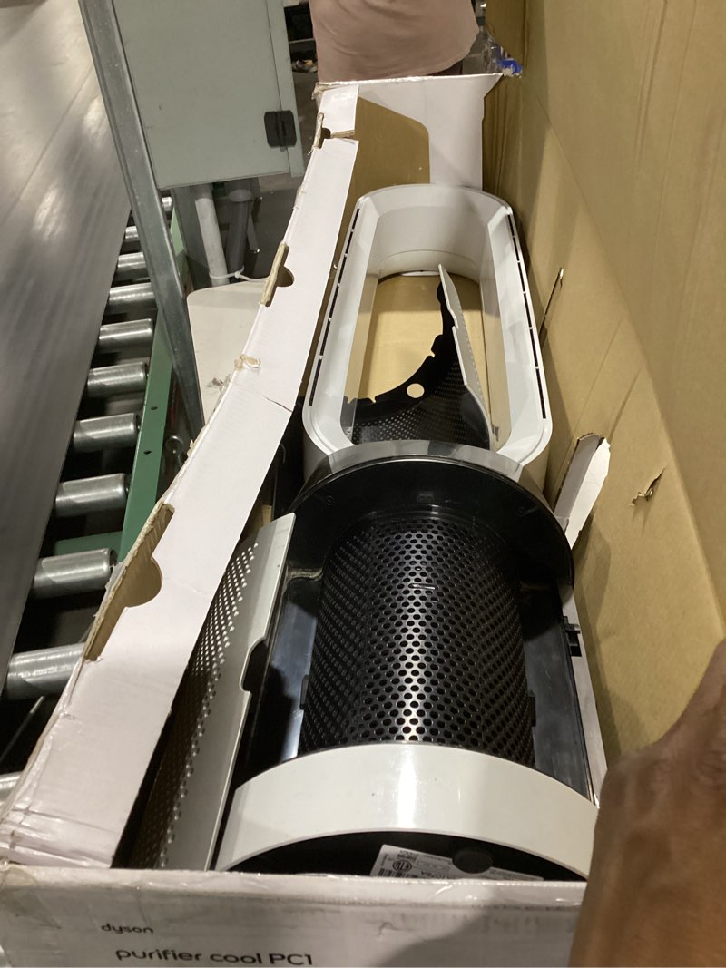 Condition photo showing As Is for Dyson Purifier Cool PC1, HEPA Air Purifier Tower Fan, App and remote controlled, 350° oscillation, 10 levels, bladeless (White)