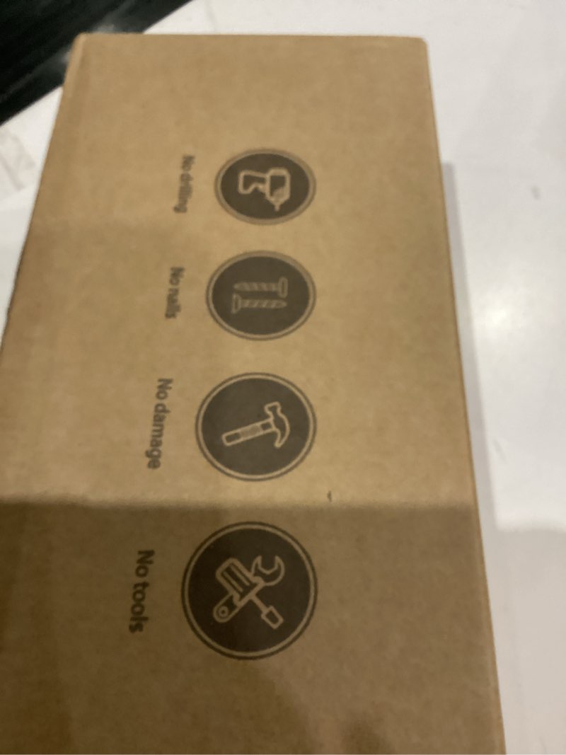 Condition photo showing As Is for Shower Caddy Hanging Bathroom Organizer: Rustproof Shelf for Inside Shower - No Drilling, Over Showerhead - Bath Shelves for Shampoo, Soap - Bronze