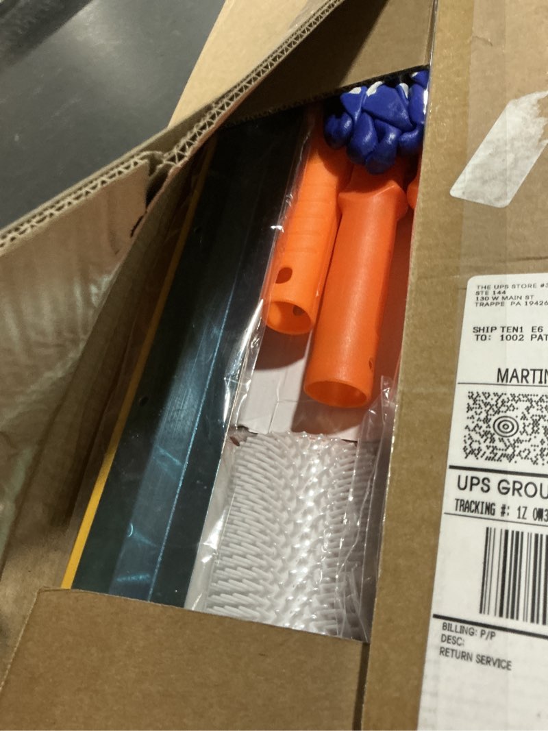 Condition photo showing Good Condition for Self Leveling Cement Tool Kit- Epoxy Floor Tool Kit Includes Self-Leveling Rake, 2 Spiked Roller, 2 Flooring Construction Painter Roller, 16“-63” Telescopic Poles, Epoxy Spike Shoes and Gloves