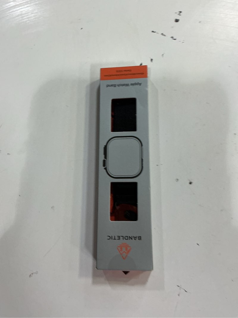 Condition photo showing Good Condition for bandletic compatible with apple watch ultra band - for men, wide nylon sport loop with magnetic fidlock v-buckle for iwatch 49mm(ultra 3/2/1),46mm(11/10),45mm(9/8/7),44mm(se3/se2/se/6/5/4),42mm(3/2/1) black 49mm/46mm/45mm/44mm/42mm(3/2/1) l