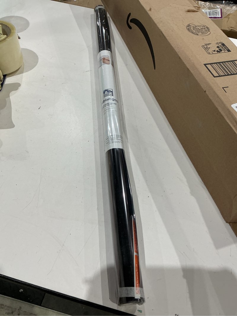 Condition photo showing New/Like New for rabbitgoo window tint for home one way privacy window film see out not in heat uv blocking reflective removable static cling mirror decorative house glass covering, black silver, 29.5 inch x 6.5 feet black-silver 29.5" x 78.7"