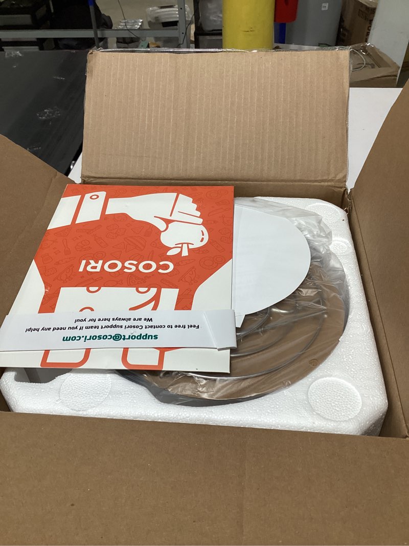 Condition photo showing New/Like New for COSORI Pressure Cooker 6QT, Stainless Steel, 9-in-1 Multi Cooker, 12 Safety Features, Ceramic Inner Pot, Rice, Slow Cook, Sous Vide, Saute, 1100W