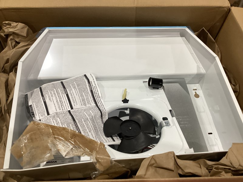 Condition photo showing Good Condition for broan-nutone 412401 non-ducted under-cabinet ductless range hood insert, 24-inch, white white 24-inch