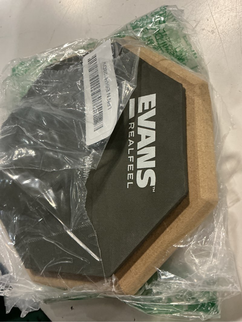 Condition photo showing Good Condition for evans realfeel - drum practice pad - drum pad - drummer practice pad - gum rubber & neoprene, 2 sided, 12 inch 12" - 2 sided