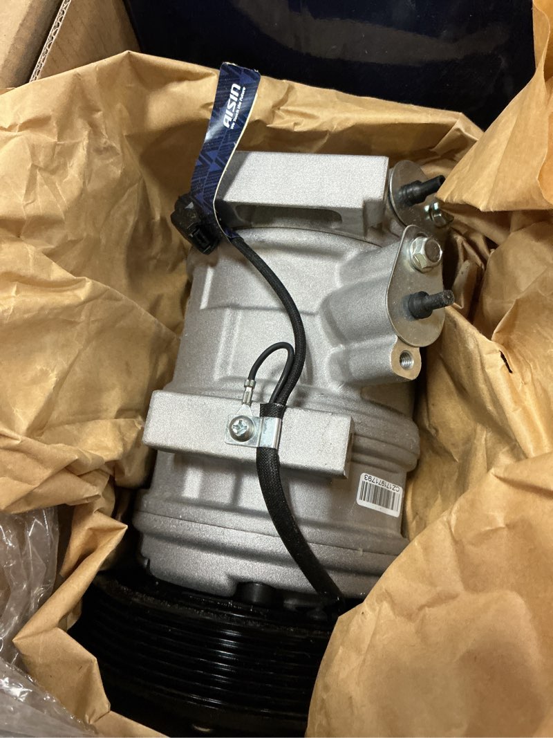Condition photo showing Good Condition for aisin aftermarket acch-00043 air conditioner ac compressor - compatible with honda pilot 08-15, odyssey 08-17, ridgeline 09-14, acura mdx 07-13, zdx 10-13 - with 6-pulley groove, with clutch