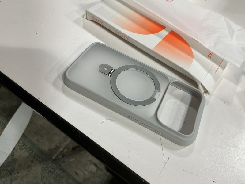 Condition photo showing New/Like New for torras ostand for iphone 17 pro case magnetic, fit for magsafe, 4x military drop protection, camera control, slim phone case for iphone 17 pro with kickstand, translucent matte cover 6.3", silver gray silver gray iphone 17 pro 6.3 inch