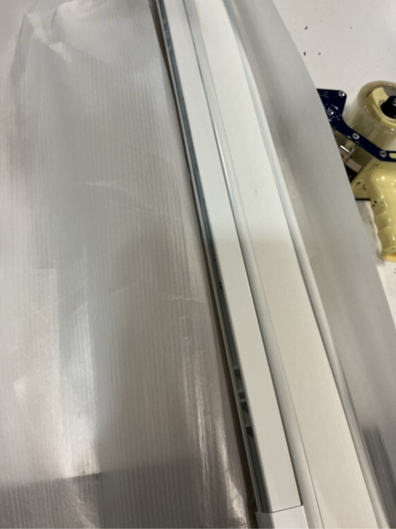 Condition photo showing Good Condition for no drill no tools top down bottom up cellular shades, 20" w x 64" h light filtering easy install cordless honeycomb blinds, noise reduce & thermal insulation blinds for home office white light filtering-white 20"w x 64"h