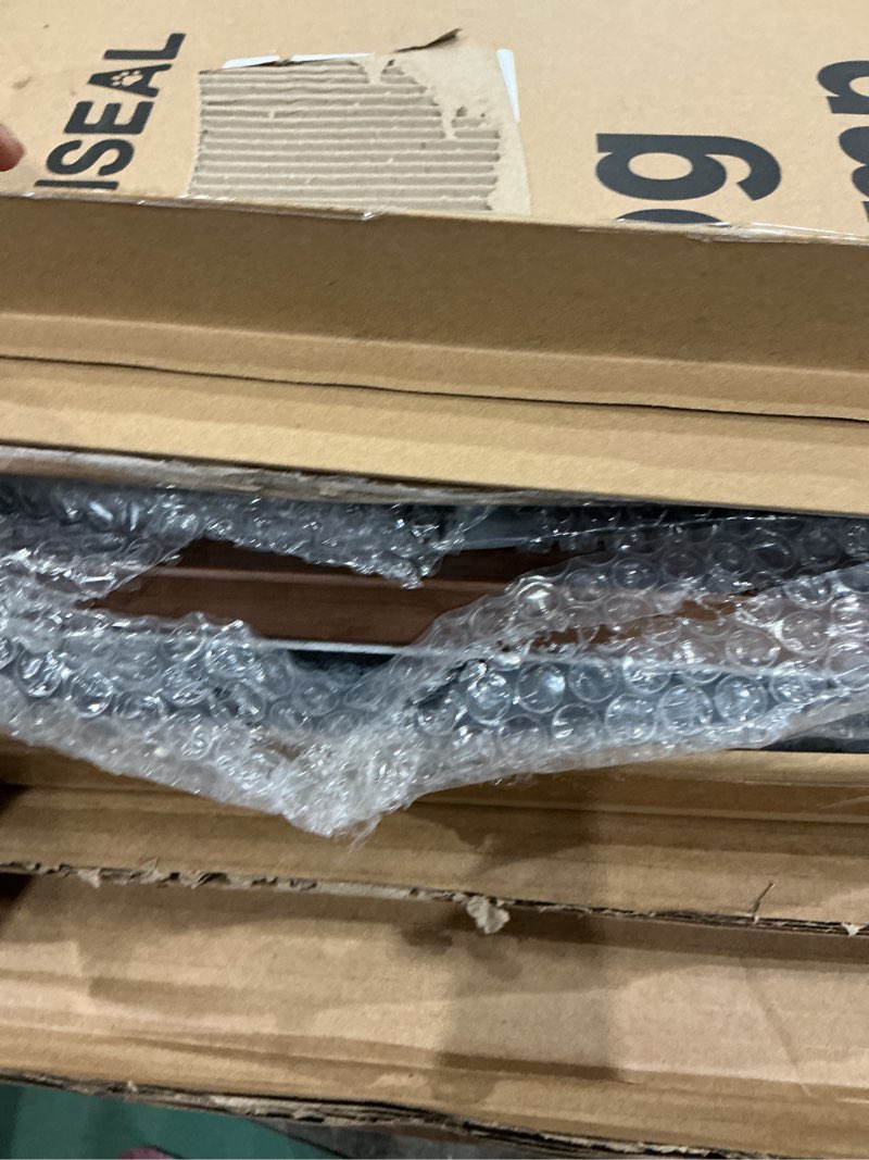 Condition photo showing Good Condition for dog ramp for bed, extra wide 17", non-slip rubber surface, adjustable folding pet ramps for small & large dogs up to 200lbs, walnut wood stairs for old dachshund/labrador to get on high couch or car black large