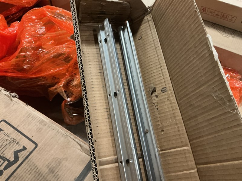 Condition photo showing As Is for Similar LAJIAOZ 8 Foot Garage Door Strut Heavy Duty Garage Door Reinforcement Support Strut Brace-Ultimate Hurricane, Storm, Snow, and Wind Protection, DIY & Professional Installation(8FT Strut(2*4ft+1*2ft))