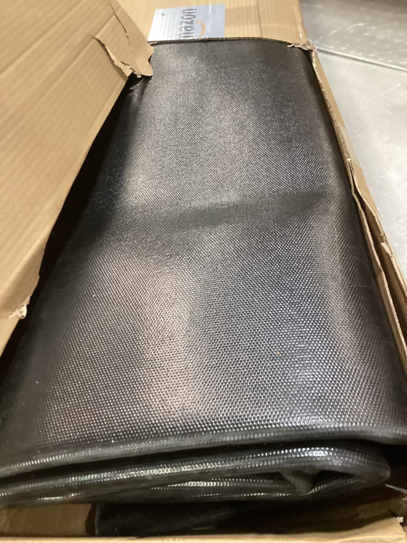 Condition photo showing As Is for Fibre Glast Carbon Fiber Cloth Mat – High Strength Lightweight Aerodynamic Graphite Fabric for Auto, Aerospace, Boat Builds & Repairs – Epoxy & Resin Compatible, Black, 6 Oz, 3 Yards – Made in USA 3 Yard 1