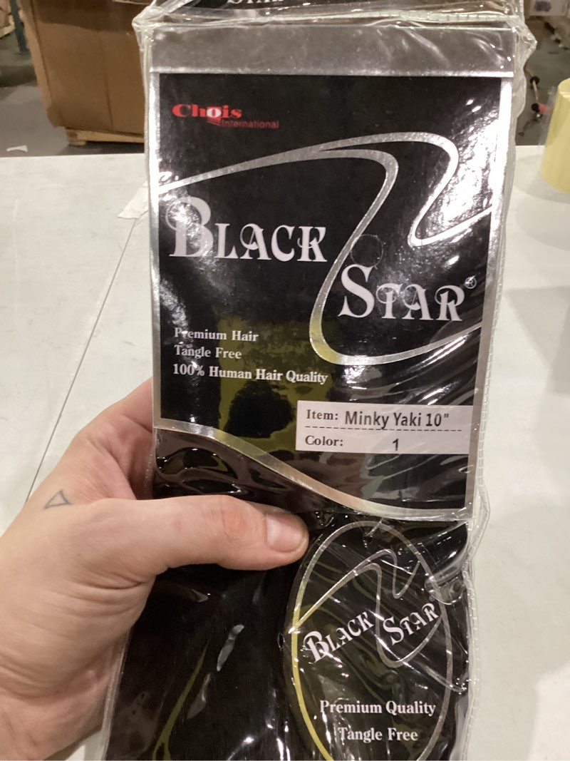 Black star: Minky Yaki 10” Color:1 