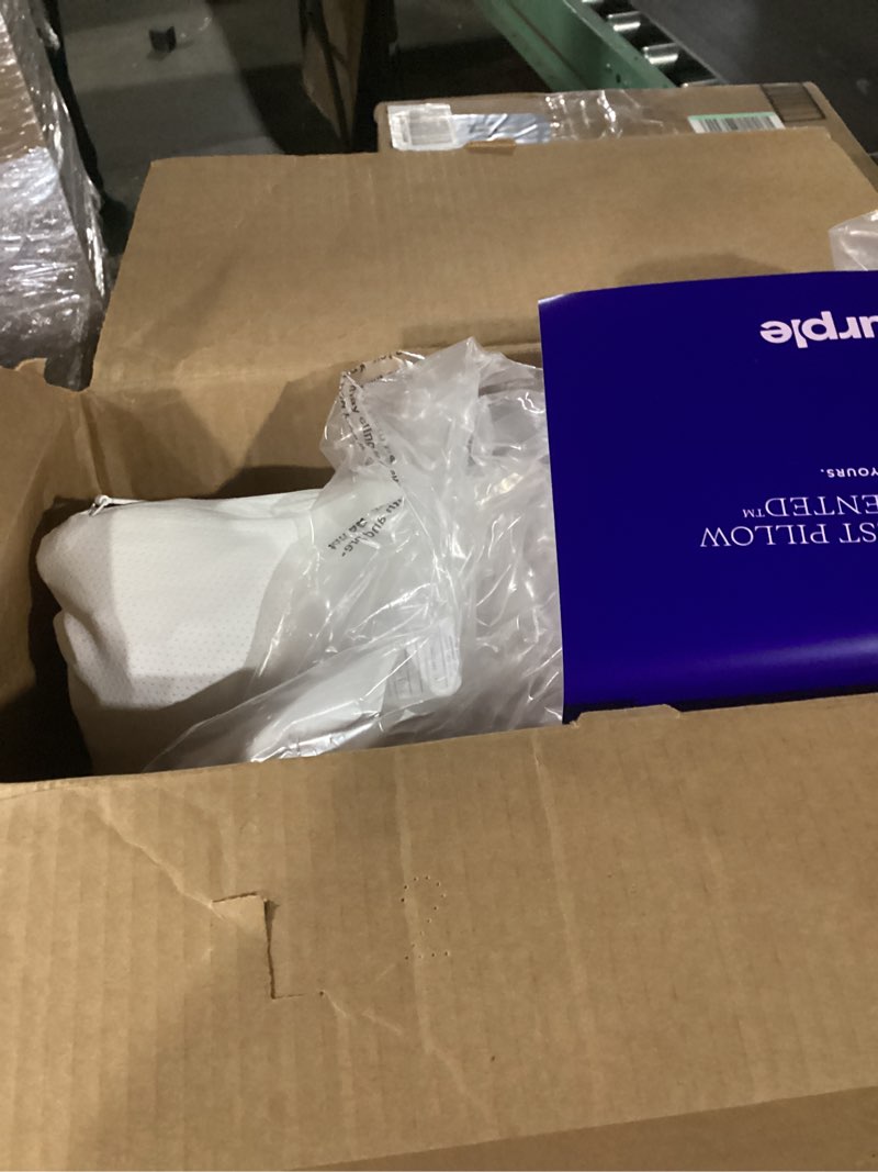 Condition photo showing Good Condition for Purple Harmony Pillow – Talalay Latex Foam Cooling Pillow for Combo or Side Sleepers, 360º Hex GelFlex Grid for No-Pressure Support and Luxurious Weightless Feel - Standard, Medium Feel, Med Height