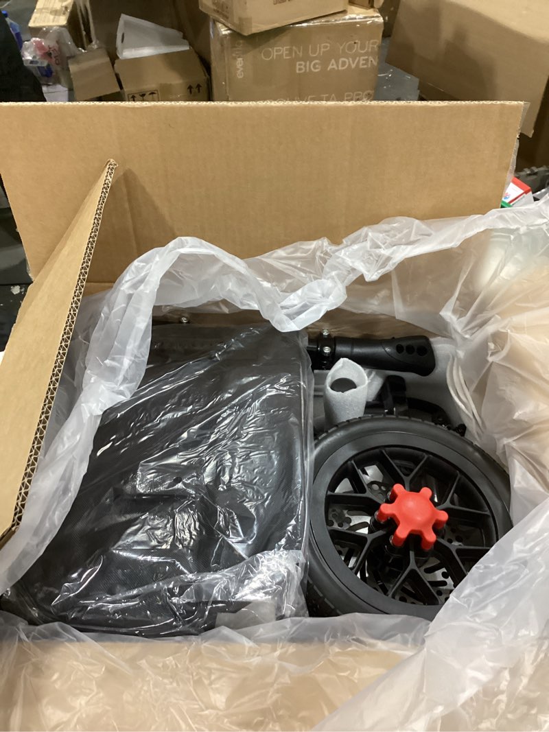 Condition photo showing Good Condition for Deluxe Medical Scooter Double Handbrake, All Terrain Steerable Knee Scooter Crutch Alternative, for Adults Injured Ankle & Foot Recovery in Blacks