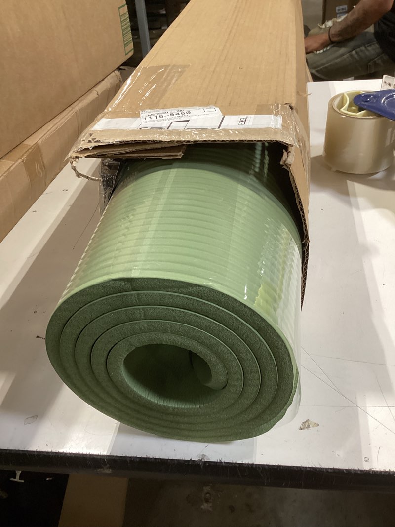 Condition photo showing Good Condition for yoga mat non slip nbr extra thick yoga mat, 72"l x 32"/24"w x 0.6"/0.4"th (185cm x 80cm/61cm x 15mm/10mm), anti-tear exercise mat with carrying strap and bag, workout mats for yoga, pilates