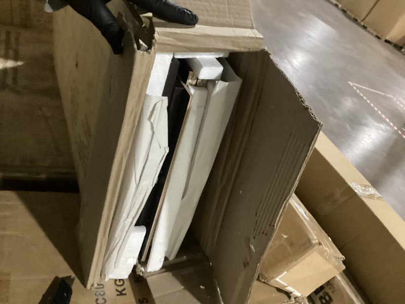 Condition photo showing As Is for Sauder Homeplus Base Cabinet  Dakota Oak Finish