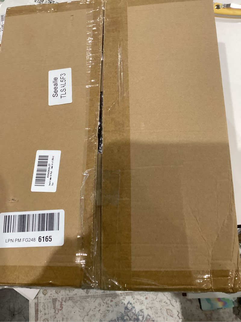 Condition photo showing Good Condition for Seealle Modern Ceramic Table Lamps for Night Stands - Bedside Lamps Set of 2 for Nightstand, 19.4" White Bedroom Lamp for Living Room Cute Desk End Table Office Guest Room Dresser Rocker Swtich D. White