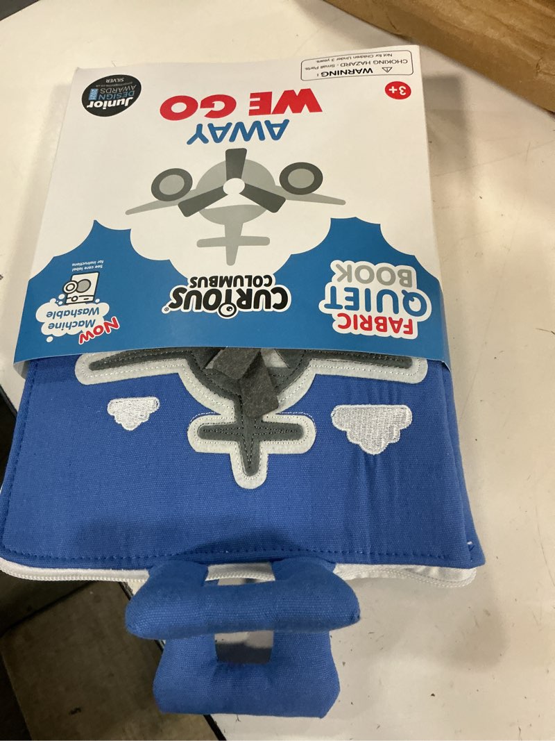 Condition photo showing Good Condition for curious columbus quiet book – away we go busy book for kids, montessori airplane travel toy for preschool and early learning