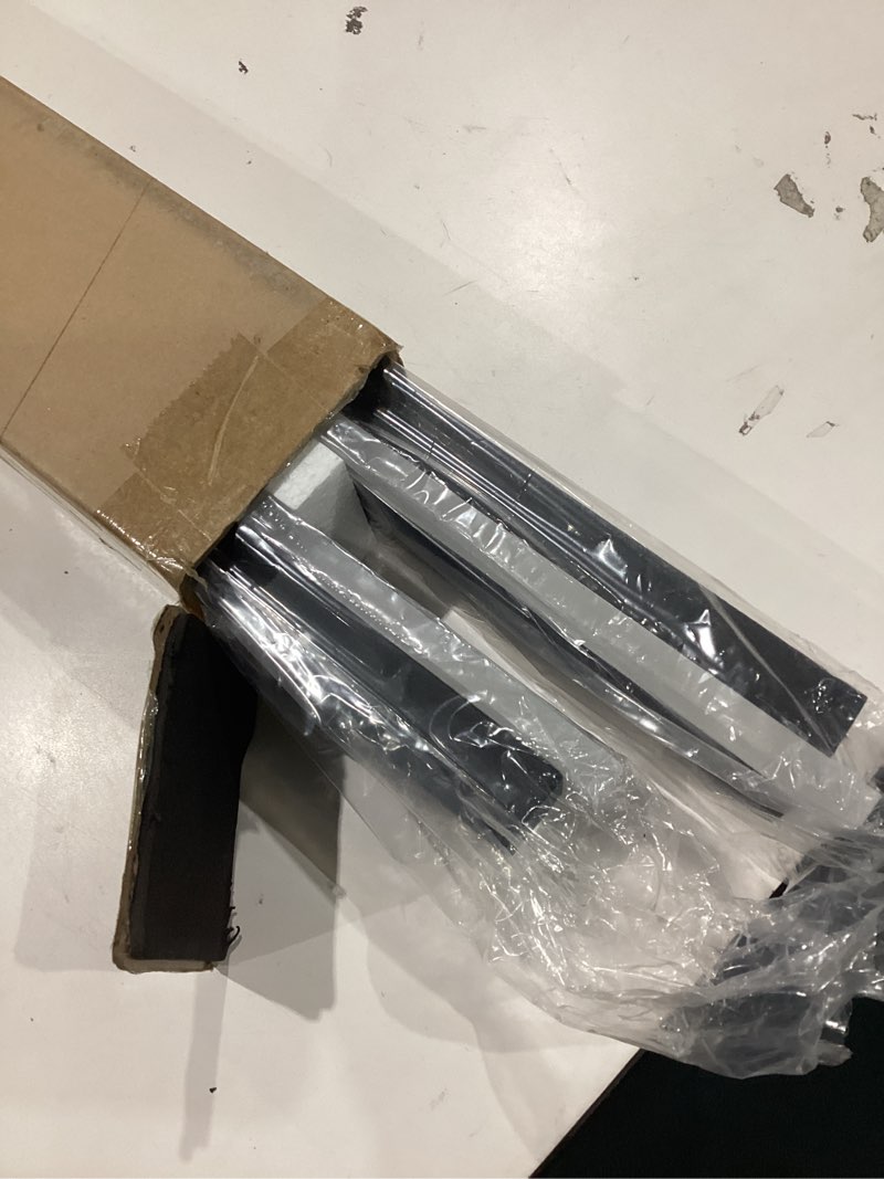 Condition photo showing Good Condition for 2 pack 23.6inch long outdoor led wall lights,18w waterproof ip65 warm white led wall light rectangular black wall light,led porch lights outdoor wall elegant frosted white acrylic anti rust 2 pack-23.6inch-18w
