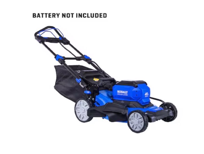 kobalt gen4 40-volt, 20-in self propelled battery walk mower with (battery and charger not included)
