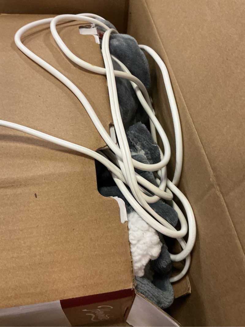 Condition photo showing Good Condition for Homemate Electric Heated Blanket Twin Size - 62"x84" Heating Blanket Twin Size 1/2/4/6/8 Hours Auto-Off 10 Heat Level Over-Heat Protection Flannel Sherpa ETL Certification 01 - Light Grey 62 Inch x 84 Inch