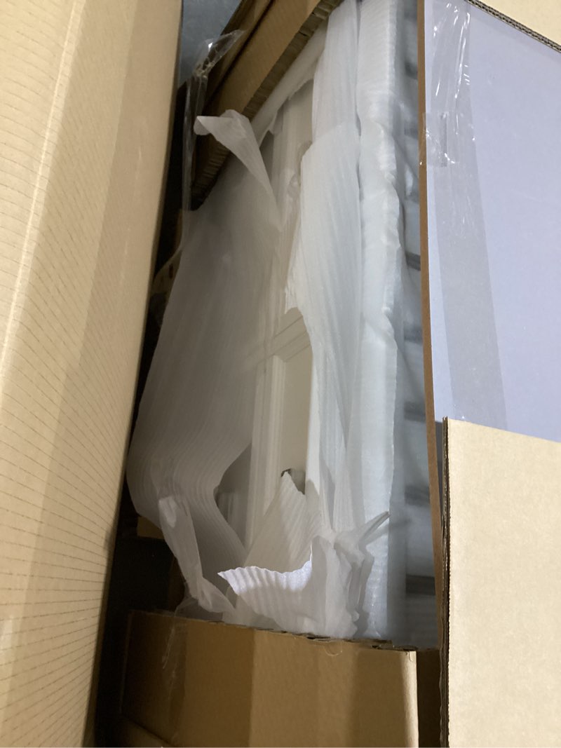 Condition photo showing Good Condition for allen + roth canterbury 36-in white undermount single sink bathroom vanity with carrara engineered marble top