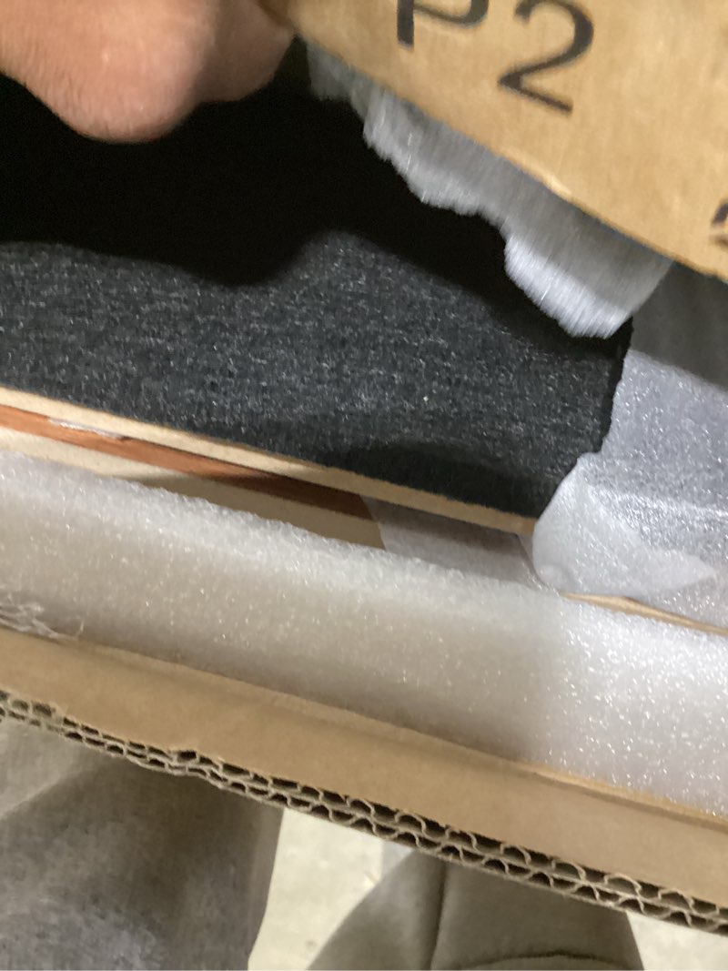 Condition photo showing Good Condition for art3d 2 wood slat acoustic panels for wall and ceiling - 3d fluted sound absorbing panel with wood finish - walnut