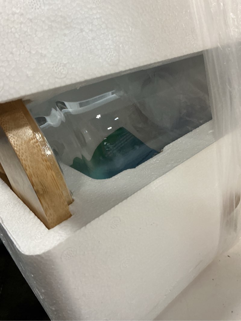Condition photo showing Good Condition for invigorated water ph recharge glass alkaline water dispenser filter system - countertop purifier pitcher for home and office - high ph pure drinking water filtration- 8.5l/2.25 gal (bamboo classic)
