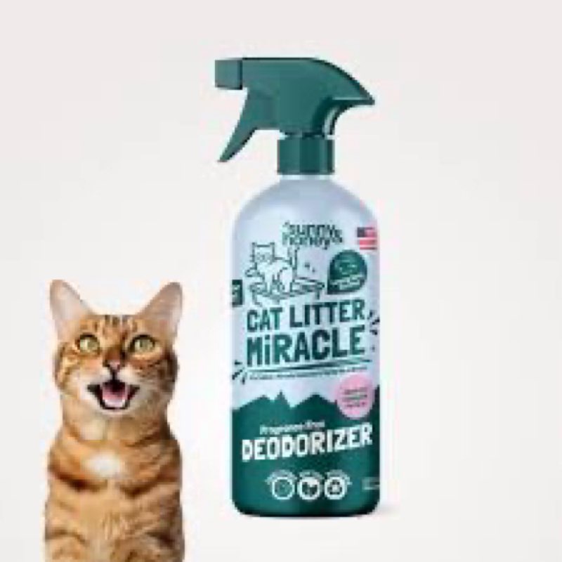 Sunny and Honey Cat Litter Miracle Spray 32fl oz Deodorizer