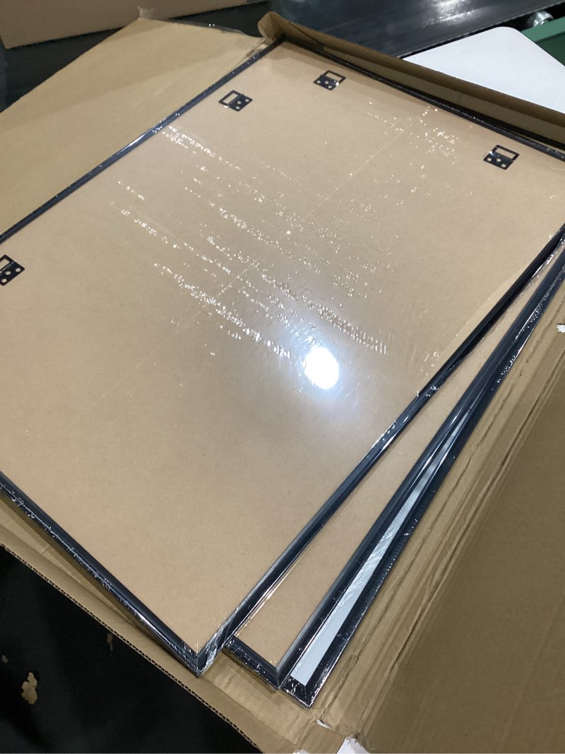 Condition photo showing Good Condition for elsker&home 20x28 frame, picture frame 3 pack black, poster frame 20x28 for horizontal or vertical wall mounting, sturdy and scratch-proof black 20 x 28