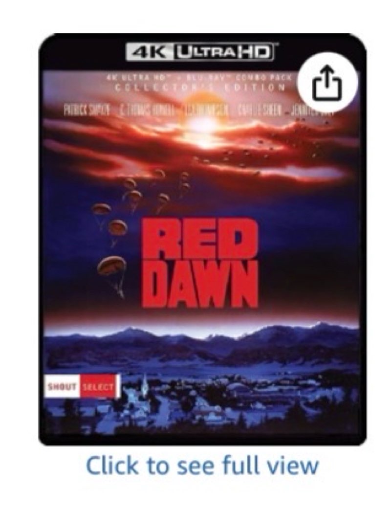 Red Dawn - Collector's Edition 4K Ultra HD + Blu-ray [4K UHD]