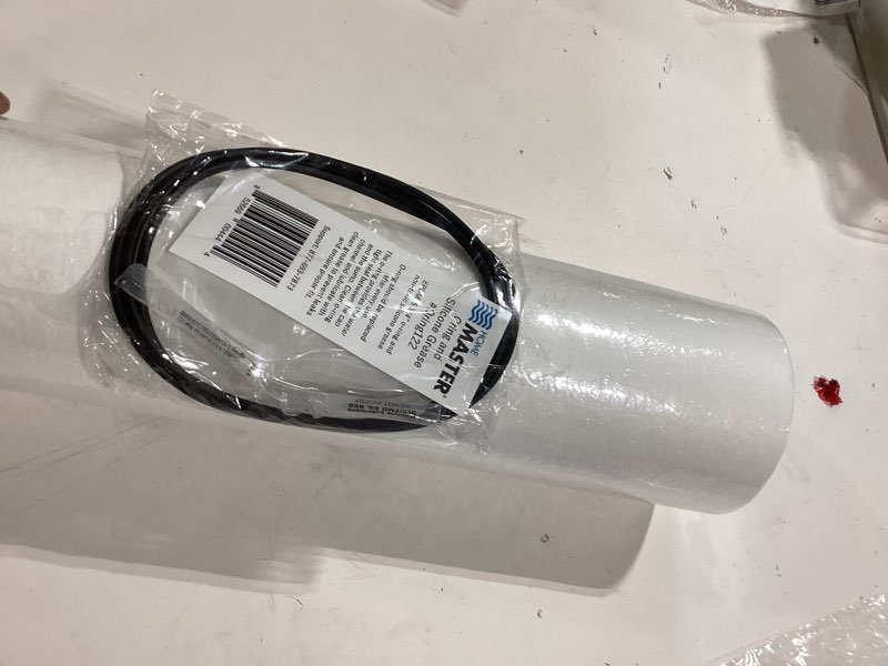 Condition photo showing Good Condition for home master whole house 4-layer sediment 25 to 1 micron, iron, radial flow gac carbon, 2 orings & grease, 15gpm, replacement filter set csetbb3smgfec 20x4.5 replacement filter set csetbb3smgfec 20x4.5" filter
