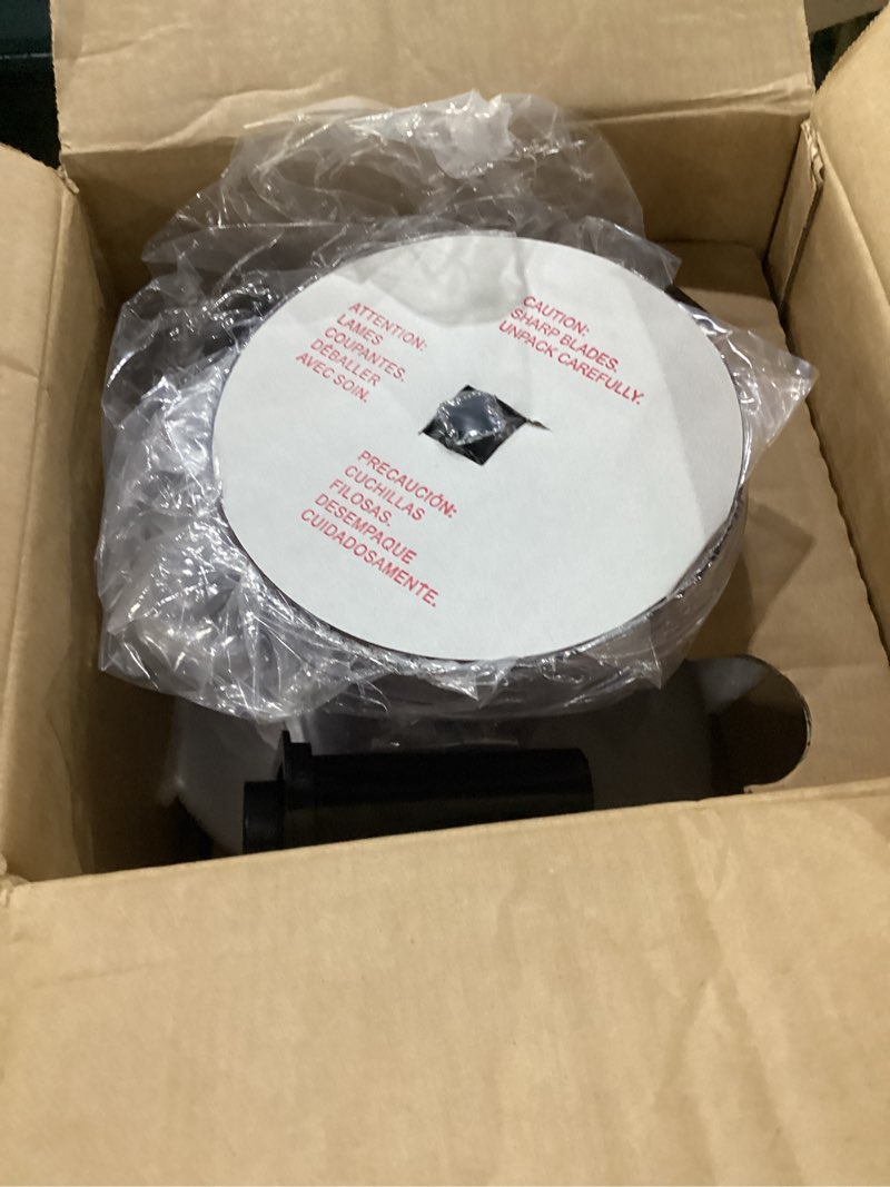 Condition photo showing Good Condition for fohere food processor, 12 cup, 2-in-1 feed chute food chopper & meat grinder, 500 watt motor, bpa free, stainless steel, procesador de alimentos for mincing, dicing, shredding, puree & kneading dough