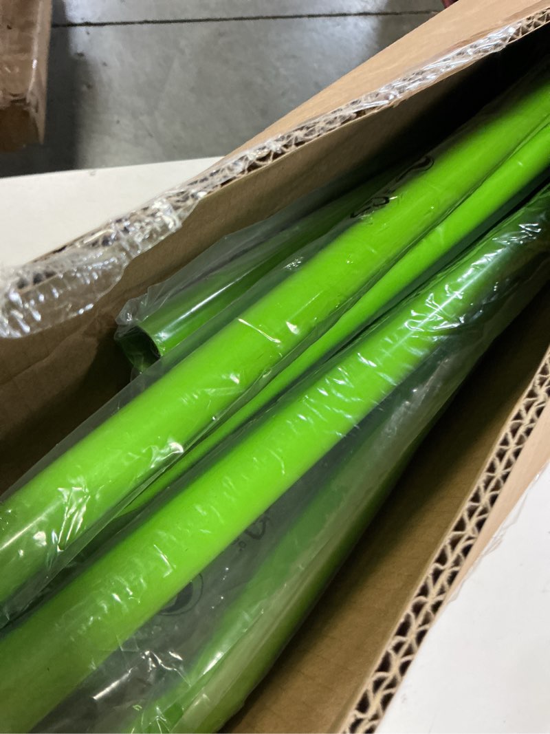 Condition photo showing Good Condition for volleyball rebounder net lacrosse rebounder bounce back equipment with 5 adjustable rebound angles ground stakes neon strap for lacrosse training and volley ball practice 7x4 ft color green