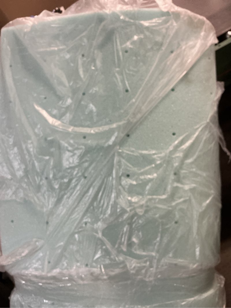 Condition photo showing As Is for LUCID 3-inch Ventilated Gel Memory Foam Mattress Topper - Queen Queen 3 Inch Topper Only