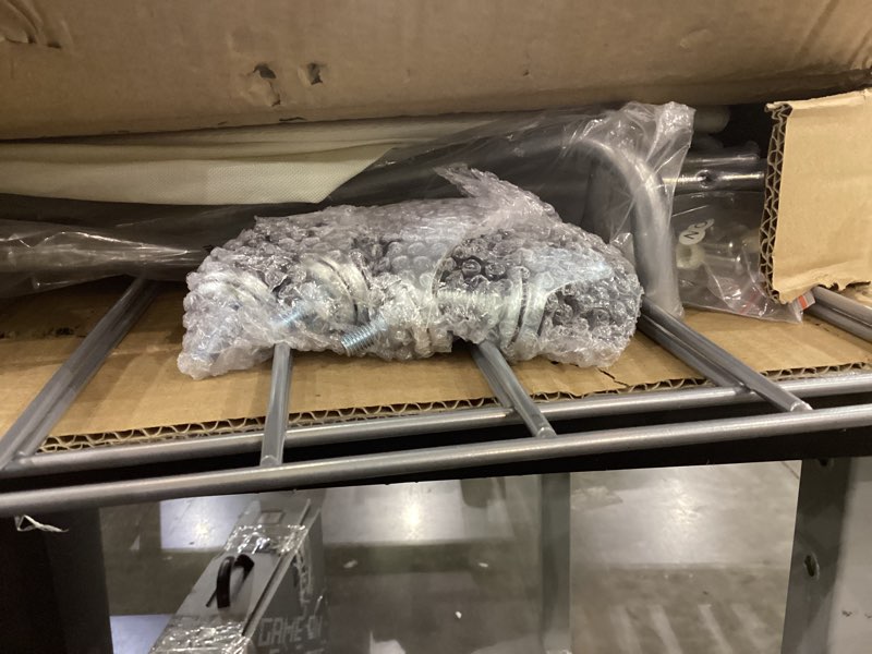 Foldable Metal Laundry Basket with Wheels, 2-Section Rolling Laundry Hamper, 37 Gallons (140L), Remo