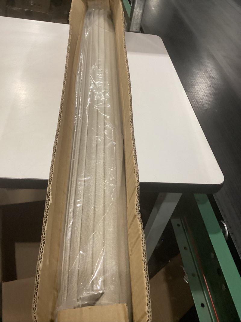 UNISHADES 100% Blackout No Tools No Drill Cordless Roman Shades for Windows, Size 39 3/4" W × 60" H 