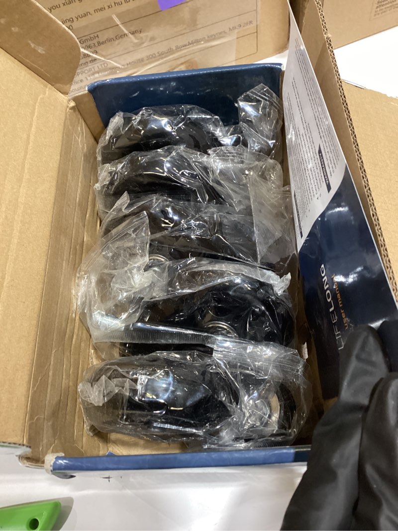 Condition photo showing Good Condition for Lifelong Office Chair Wheels Replacement Rubber Chairs Casters for Hardwood Floors and Carpet, Set of 5, Heavy Duty Desk Casters for Chairs to Replace Office Chair Mats - Universal Fit Dark Black 3 Inch