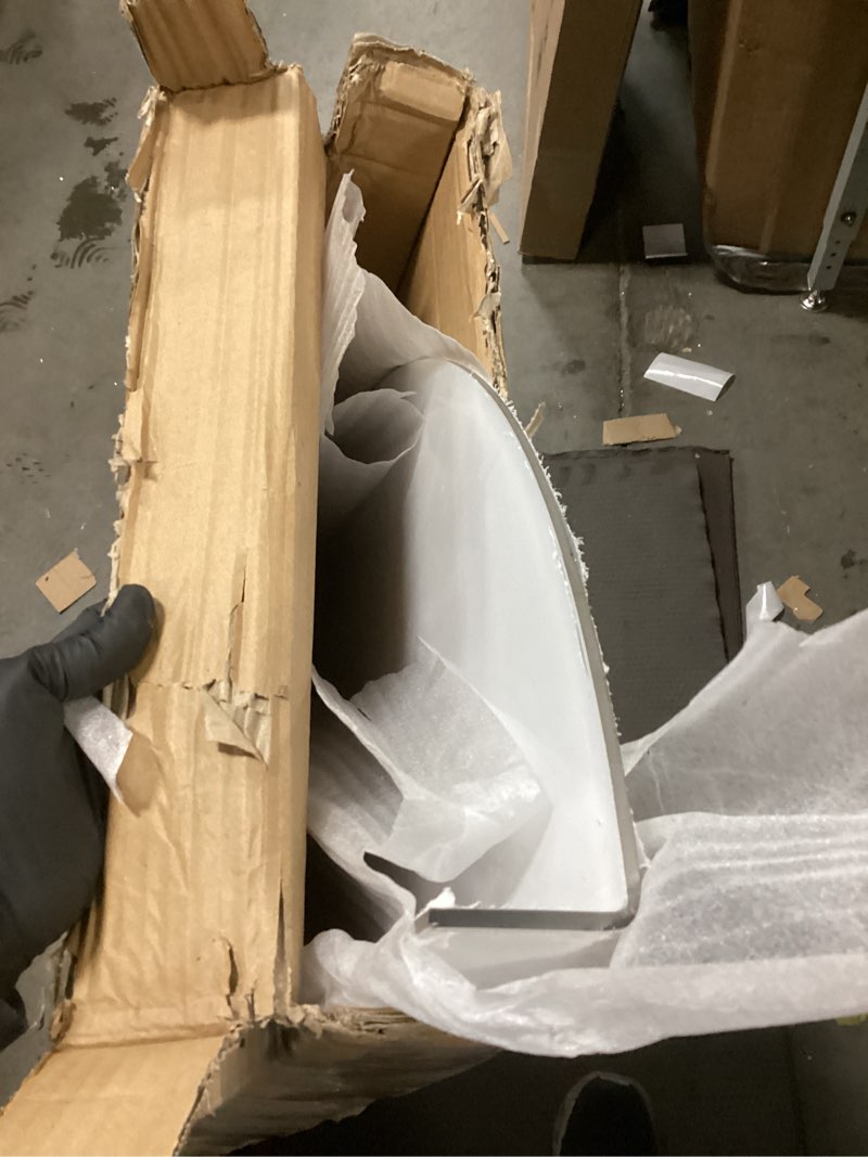 Condition photo showing As Is for QIPRAONO Basement Window Well Covers Outside, Heavy-Duty Egress Window Well Cover Clear, All-Weather