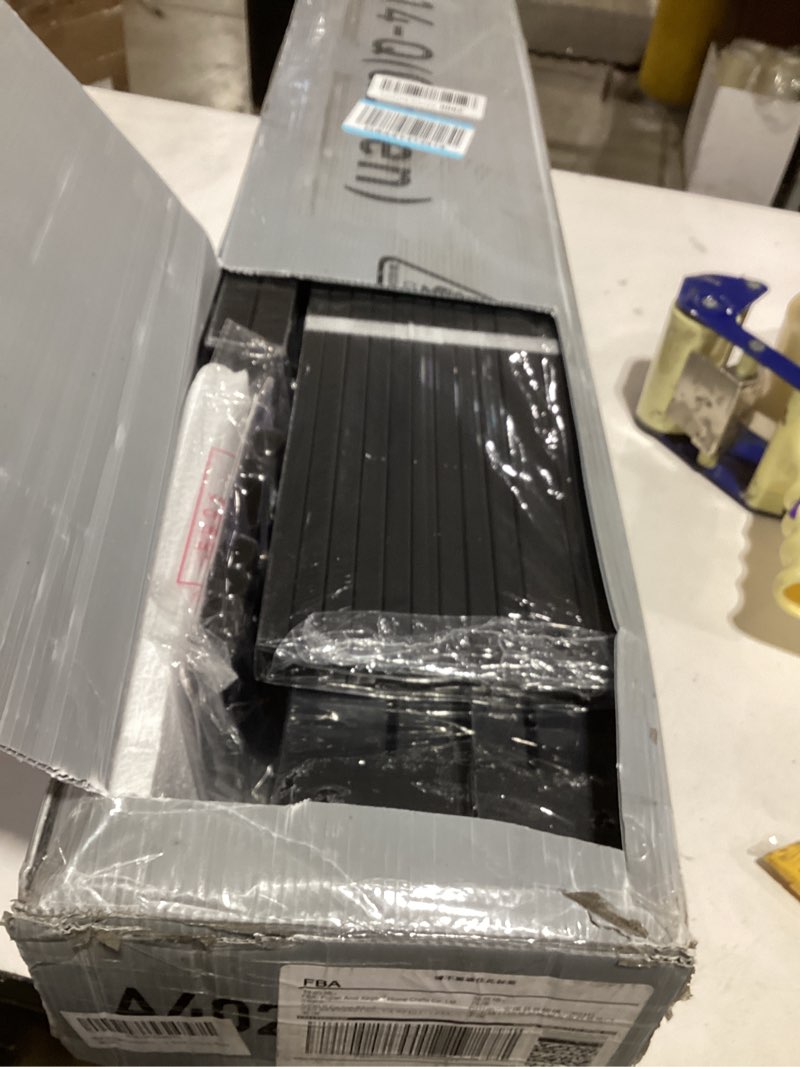 Condition photo showing New/Like New for Metal Bed Frame,Queen Size Bed Frame with Storage Space,Heavy Duty Sturdy Mattress Foundation,Easy Assembly,No Box Spring Needed, Black,14 Inch,Queen