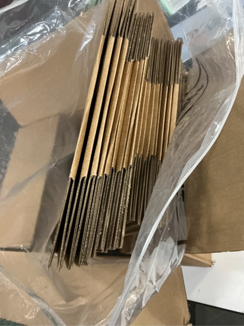 Condition photo showing Good Condition for 32 pack 4 sizes shipping boxes mailers corrugated cardboard box kraft mailing boxes small packing box with packaging tape for shipping packing mailing (kraft color) small kraft color