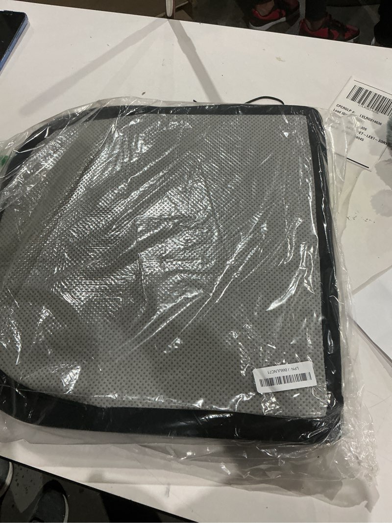 Condition photo showing Good Condition for Everlasting Comfort Ventilated Wheelchair Cushions for Pressure Relief - Gel Memory Foam Wheel Chair Seat Cushion Pad for Seniors and Adults & Pain Relief - Soft Non-Slip Cover - Office Accessories A. Black Gel Infused